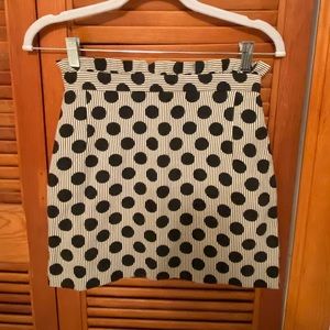 Topshop polka dot skirt